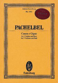 Johann Pachelbel: Canon And Gigue For Three Violins and Bass: String Ensemble: