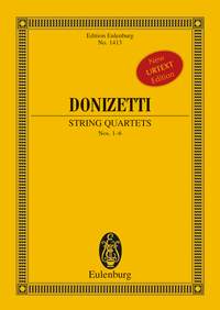 Gaetano Donizetti: String Quartets No. 1-6: String Quartet: Miniature Score