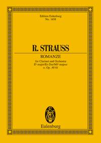 Richard Strauss: Romanze Eb major o. Op. AV. 61: Clarinet: Miniature Score
