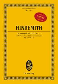 Paul Hindemith: Chamber music No. 3 op. 36/2: Cello