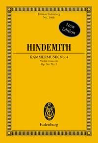 Paul Hindemith: Chamber Music No. 4 op. 36/3: Violin