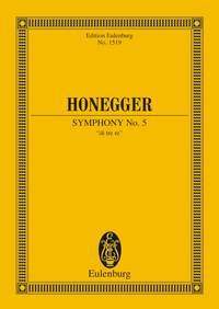 Arthur Honegger: Symphony No. 5: Orchestra: Miniature Score