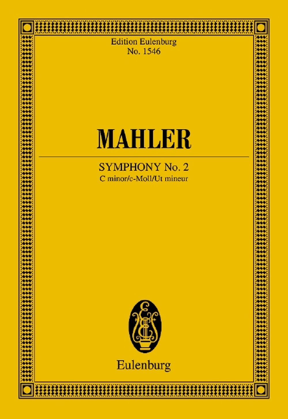 Gustav Mahler: Symphony No. 2 C Minor: Orchestra: Study Score