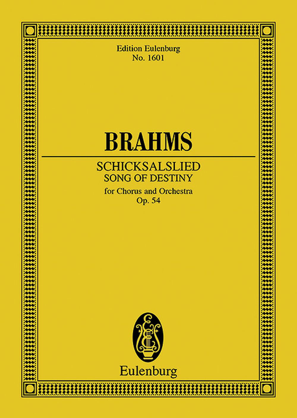 Johannes Brahms: Schicksalslied Op. 54: Mixed Choir: Miniature Score