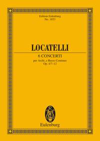 Pietro Locatelli: 6 Concerti op. 4/7-12 Vol. 2: String Ensemble: Miniature Score