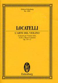 Pietro Locatelli: L'Arte del Violino op. 3 Vol. 3: Violin: Miniature Score