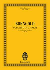 Erich Wolfgang Korngold: Concerto in D major op. 35: Violin: Miniature Score