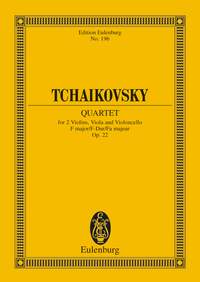 Pyotr Ilyich Tchaikovsky: String Quartet No.2 In F Op.22: String Quartet: