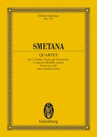 Bedrich Smetana: String Quartet E minor: String Quartet: Miniature Score