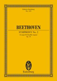 Ludwig van Beethoven: Symphony No 2 In D Major Op 36: Orchestra: Miniature Score