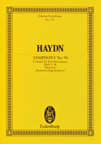 Franz Joseph Haydn: Symphony No 94 In G: Orchestra: Miniature Score