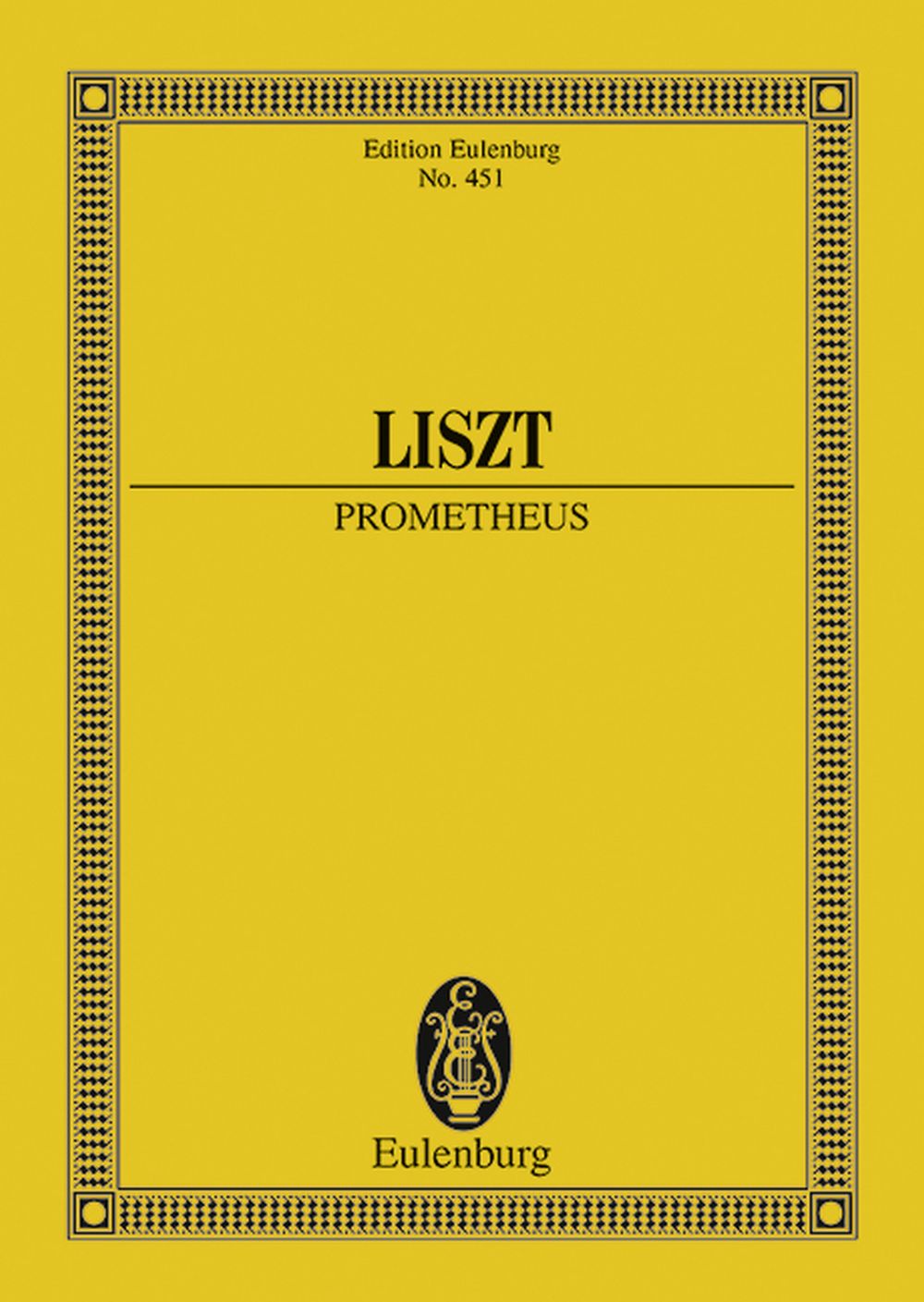 Franz Liszt: Prometheus: Orchestra: Miniature Score
