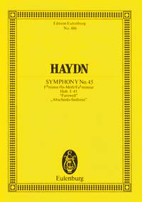 Franz Joseph Haydn: Symphony No. 45 F Sharp Minor Hob. I: Orchestra: Miniature