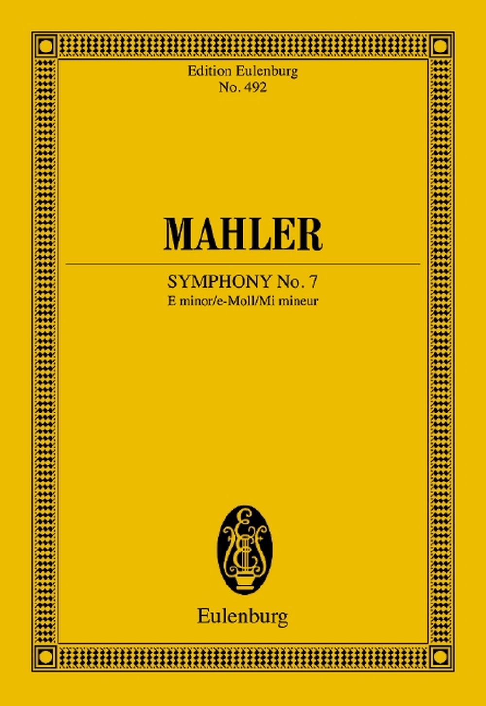 Gustav Mahler: Symphonie 07 E: Orchestra: Miniature Score