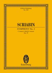 Alexander Scriabin: Symphony No. 2 C minor op. 29: Orchestra: Miniature Score