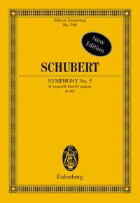Franz Schubert: Symphony No.5 In B Flat: Orchestra: Miniature Score
