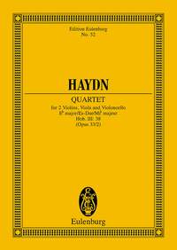 Franz Joseph Haydn: String Quartet In E Flat Major Op 33 No 2: String Quartet: