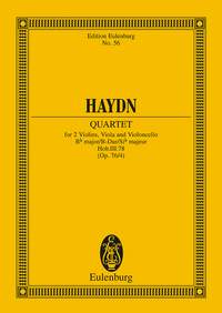 Franz Joseph Haydn: String Quartet In B Flat Major Op 76 No 4: String Quartet: