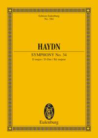 Franz Joseph Haydn: Symphony No. 34 In D Major Hob. I: Orchestra: Miniature