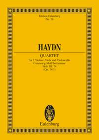 Franz Joseph Haydn: String Quartet In G Minor 'Reiter' Op. 74 No. 3: String