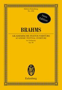 Johannes Brahms: Academic Festival Overture Op.80: Orchestra: Miniature Score