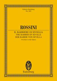 Gioachino Rossini: Barbier Von Sevilla (Ouvertur: Orchestra: Miniature Score