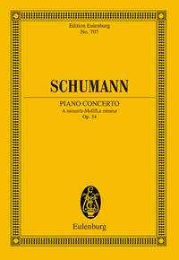 Robert Schumann: Concerto In A Minor Op.54: Orchestra: Miniature Score