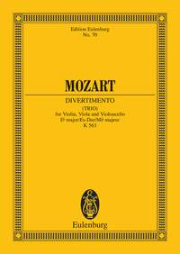 Wolfgang Amadeus Mozart: Divertimento In E Flat Major KV 563: String Ensemble: