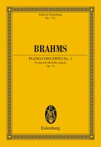 Johannes Brahms: Piano Concerto No.1 In D Minor Op. 15: Piano: Miniature Score