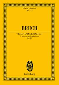 Max Bruch: Concert 01 G Op.26: Orchestra: Miniature Score