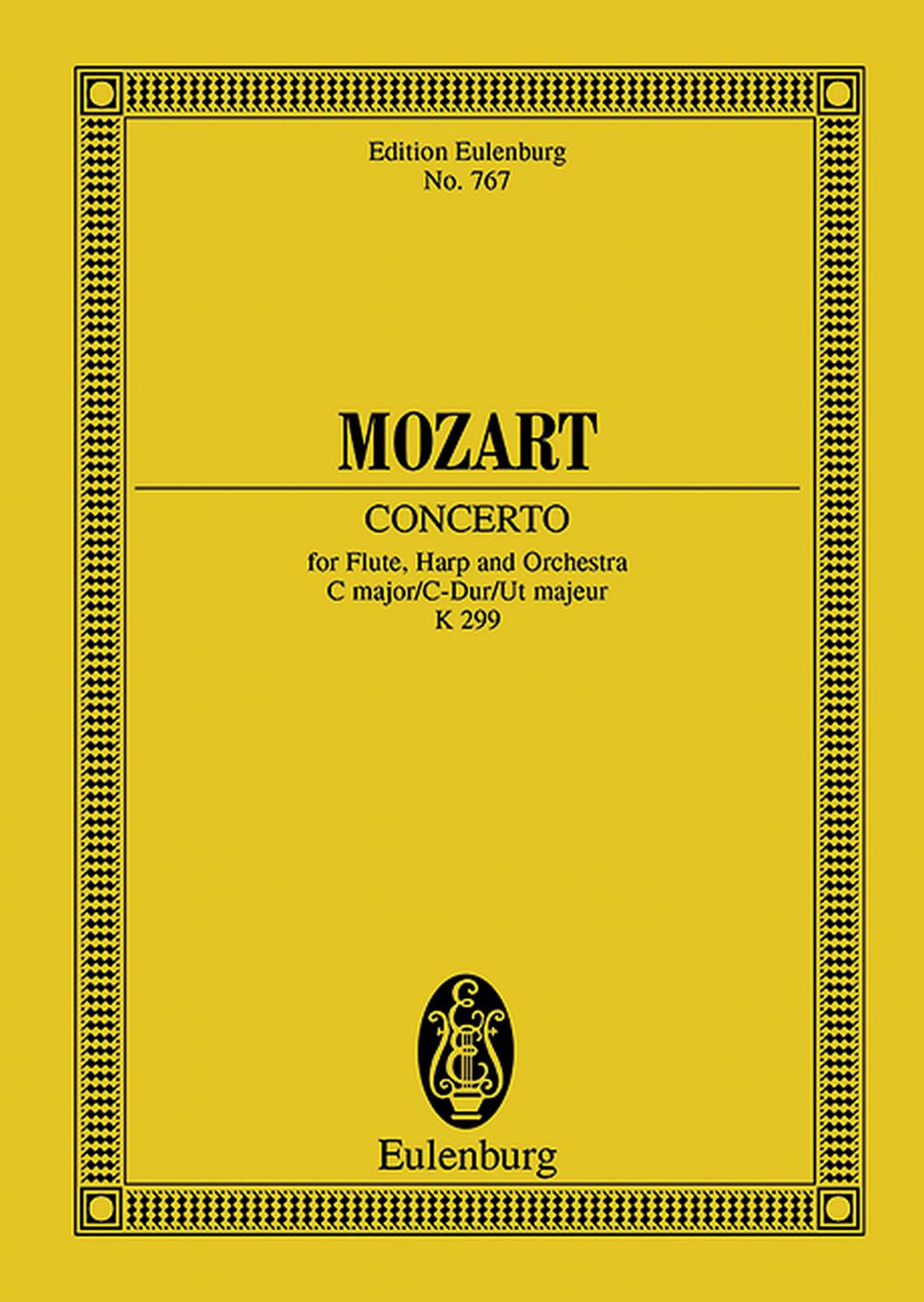 Wolfgang Amadeus Mozart: Concerto In C Major K 299: Orchestra: Miniature Score