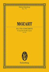 Wolfgang Amadeus Mozart: Flute Concerto In D Major K 314: Flute: Miniature Score