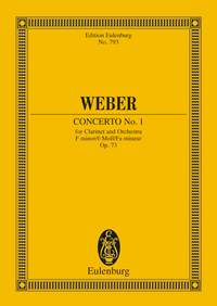 Carl Maria von Weber: Concert 01 F Op.73: Orchestra: Miniature Score