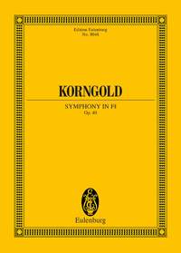 Erich Wolfgang Korngold: Symphony in F# op. 40: Orchestra: Miniature Score