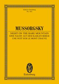 Modest Mussorgsky: Night on the Bare Mountain: Orchestra: Miniature Score