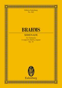 Johannes Brahms: Serenade For Orchestra In A Major Op. 16: Orchestra: Miniature