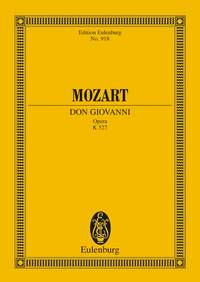 Wolfgang Amadeus Mozart: Don Giovanni Opera K. 527: Opera: Miniature Score