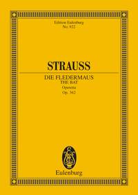 Johann Strauss Jr.: Die Fledermaus Overture Op. 362: Opera: Miniature Score
