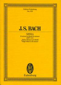 Johann Sebastian Bach: B Minor Mass Study Score: Mixed Choir: Miniature Score