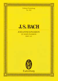 Johann Sebastian Bach: St John Passion Study Score: Mixed Choir: Miniature Score