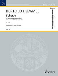 Bertold Hummel: Scherzo op. 13e: Orchestra: Score