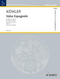 Ernesto K�hler: Valse Espagnole op. 57: Flute