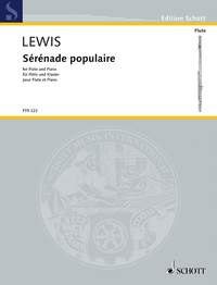 Paul Lewis: Serenade populaire: Flute: Instrumental Work