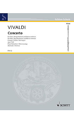Antonio Vivaldi: Concert 04 G Opus 10 Rv435: Flute: Score and Parts