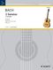 Johann Sebastian Bach: 3 Sonatas BWV 1001/1003/1005: Guitar: Instrumental Work