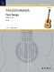 Mikis Theodorakis: Two Songs: Vocal & Guitar: Single Sheet