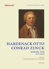 Hardenack Otto Conrad Zinck: Sonata No. 8 in G minor: Electric Keyboard: