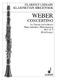 Carl Maria von Weber: Concertino WeV N. 9: Clarinet