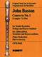 Baston, John : Livres de partitions de musique