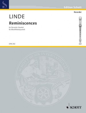 Hans-Martin Linde: Reminiscences: Recorder Ensemble: Score and Parts